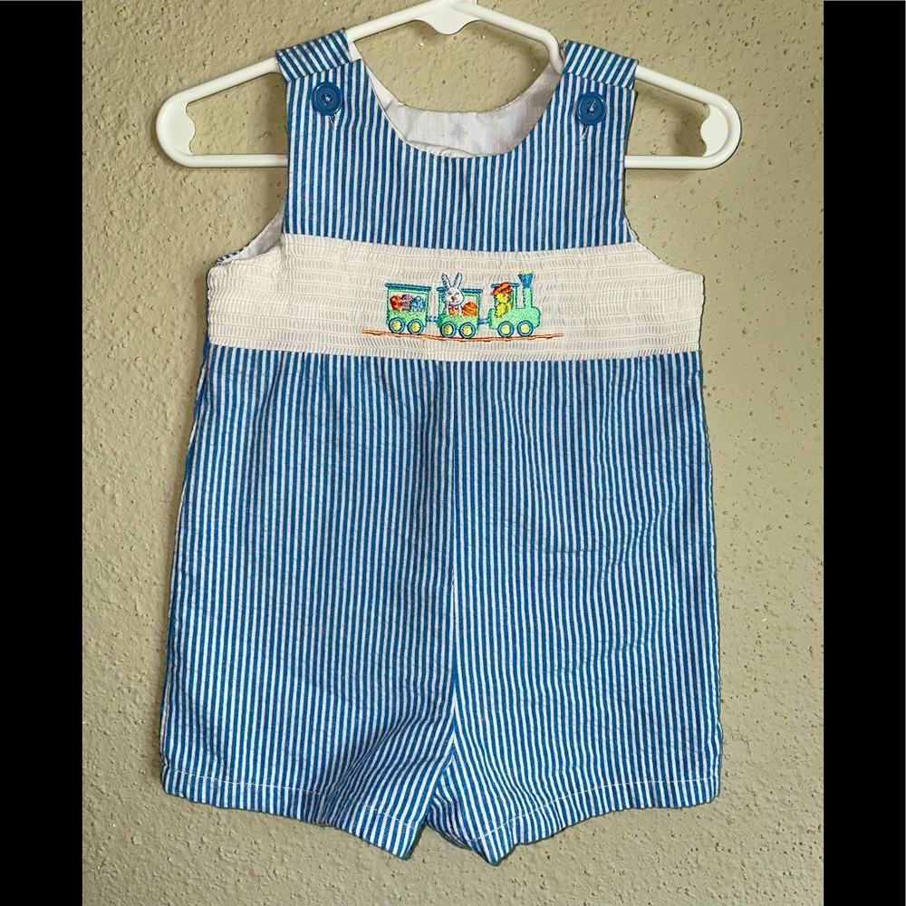 Vintage Easter Babyboy Romper